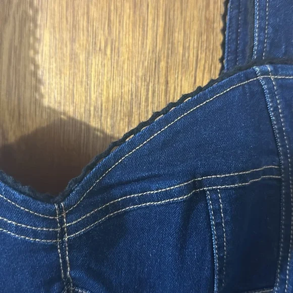 Steve Madden Dark Blue Denim Sheath Dress - Picture 5 of 7